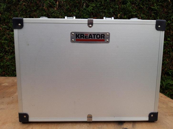 Aluminium gereedschapskoffer Kreator, Doe-het-zelf en Bouw, Gereedschapskisten, Zo goed als nieuw, Ophalen