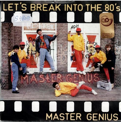 Vinyl, 7"   /   Master Genius – Let's Break Into The 80's, Cd's en Dvd's, Vinyl | Overige Vinyl, Overige formaten, Ophalen of Verzenden