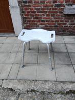 Tabouret de douche avec pieds réglables en hauteur, Ophalen