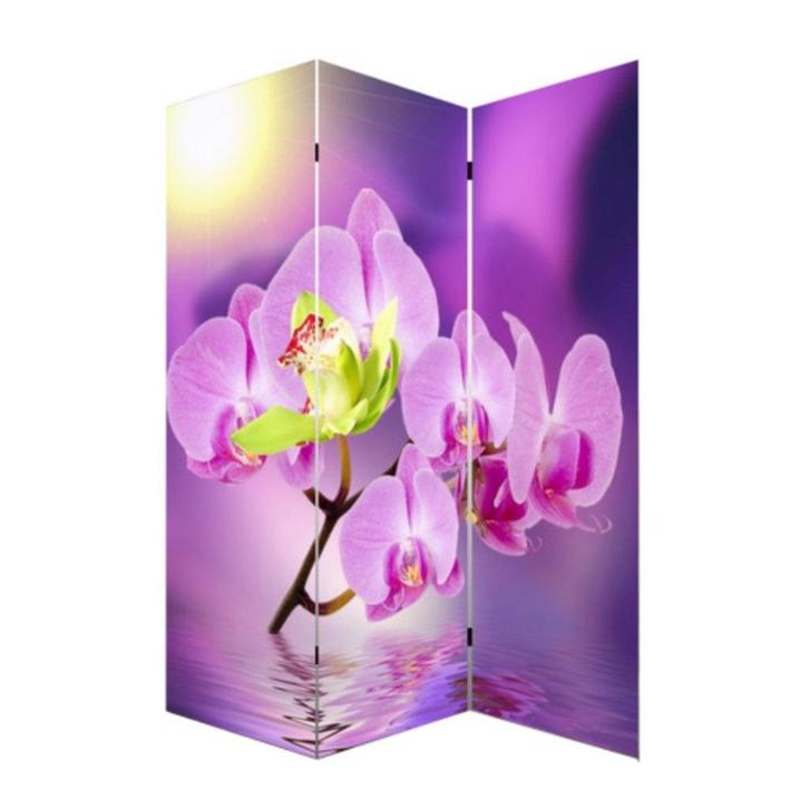Kamerschermen Scheidingswand Orchidee, Huis en Inrichting, Woonaccessoires | Kamerschermen, Nieuw, Verzenden