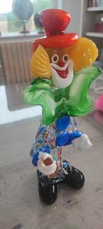 Murano Multicolore typische clown 30cm, Ophalen of Verzenden