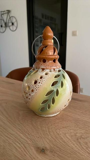 Kaarsenhouder -lamp in porselein beschikbaar voor biedingen