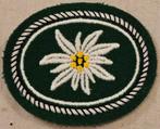Patch edelweiss Duitse Gebirgsjäger, Verzamelen, Ophalen of Verzenden