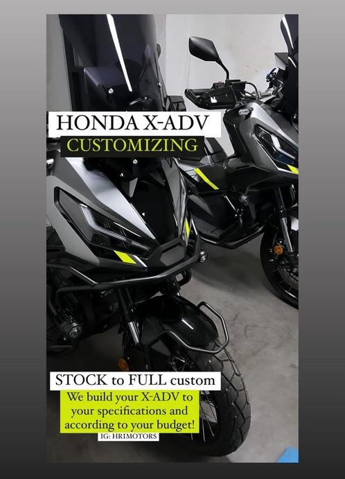 Ombouw - customizing Honda X-ADV 750/ stock naar FULL custom, Motoren, Onderdelen | Honda, Ophalen
