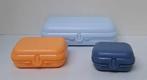 Tupperware Trio « Lunch & Snack Box » lichtblauw - Promo, Ophalen of Verzenden, Nieuw, Blauw, Bus of Trommel