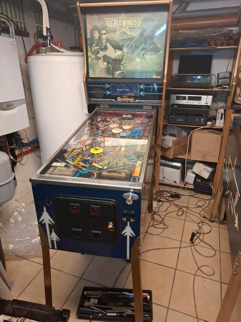 Gottlieb Gold Wings herzien met Topper, Verzamelen, Automaten | Flipperkasten, Zo goed als nieuw, Gottlieb, Ophalen of Verzenden