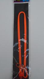 KETTING IN RITSVORM ORANJE NIEUW, Handtassen en Accessoires, Kettingen, Kunststof, Verstelbaar, Nieuw, Oranje