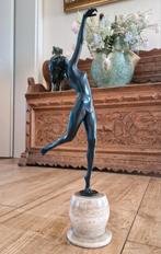 *Bronze viennois, Lorenzl, Art déco, Danseuse, figur, Enlèvement ou Envoi