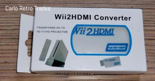 Nintendo Wii - Wii2HDMI Converter. Nieuw, Consoles de jeu & Jeux vidéo, Consoles de jeu | Nintendo Consoles | Accessoires, Neuf