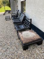 Sonja Wasseur Brutalist Loungeset 4 fauteuils UNIEK!, Antiek en Kunst, Antiek | Meubels | Stoelen en Sofa's, Ophalen