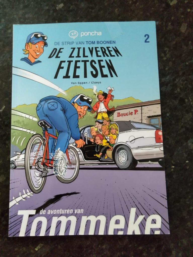 Strip van Tom Boonen 'De zilveren fietsen', Boeken, Stripverhalen, Zo goed als nieuw, Eén stripboek, Ophalen of Verzenden