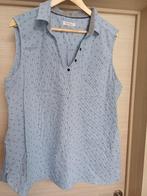 Paprika mouwloos bloesje blauw/wit/ankertjes Mt4=52, Blauw, Blouse of Tuniek, Ophalen of Verzenden, Zo goed als nieuw