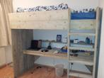 Hoogslaper van echt hout met buro, Hoogslaper, Nieuw, Ophalen of Verzenden, Overige maten