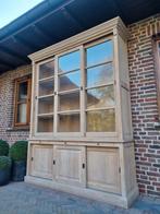 Eiken buffetkast/vitrinekast flamant, Huis en Inrichting, Ophalen of Verzenden, Zo goed als nieuw