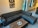 Hoekzetel grijs stof 270x220cm, Ophalen, Gebruikt, Stof
