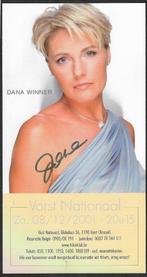mooie kaart DANA WINNER met handtekening, Verzamelen, Ophalen of Verzenden
