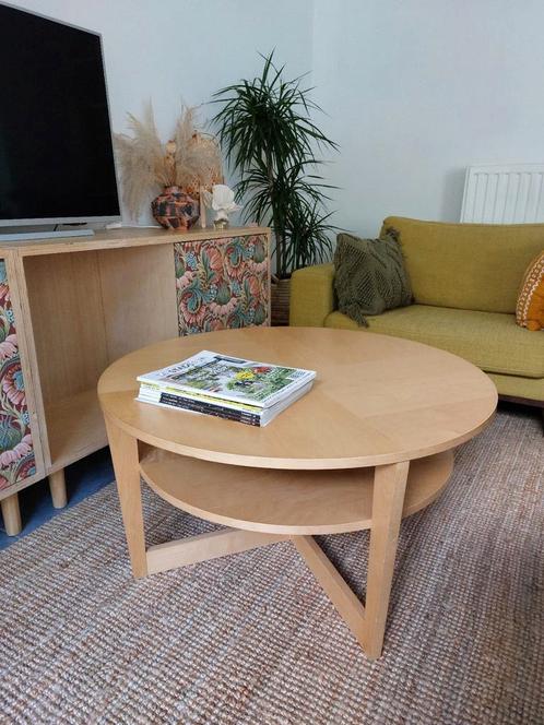 Ikea Vejmon ronde salontafel, Maison & Meubles, Tables | Tables de salon, Comme neuf, Moins de 50 cm, 50 à 100 cm, 50 à 100 cm