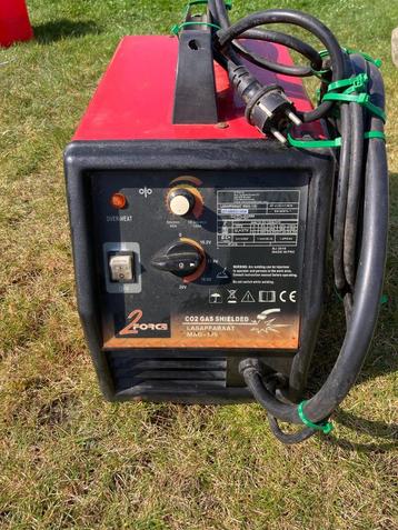 Lastoestel half automaat met gevuld draad of met gas., Doe-het-zelf en Bouw, Gereedschap | Lasapparaten, Ophalen, Gebruikt, 150 tot 250 ampère