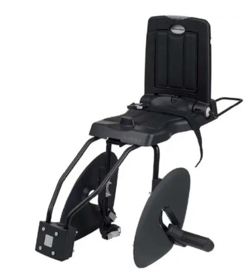 Bobike Junior Plus Achterzitje Frame - Urban Zwart, Fietsen en Brommers, Fietsaccessoires | Fietsstoeltjes, Gebruikt, Achterzitje