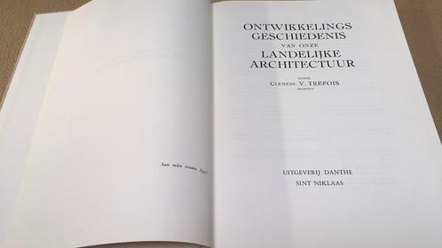 Ontwikkelingsgeschiedenis van onze landelijke architectuur, Boeken, Kunst en Cultuur | Architectuur, Ophalen of Verzenden