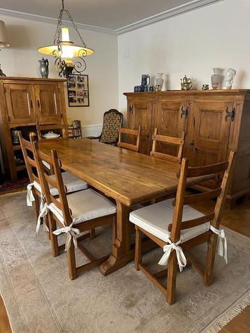 Salle à manger complète en bois massif - Magnifique beschikbaar voor biedingen