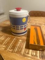 Vintage ijsemmer met ijsschep, Ophalen of Verzenden, Overige typen
