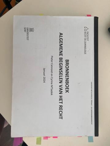 Bronnenboek algemene beginselen van het recht beschikbaar voor biedingen