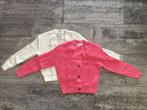 2 Cardigans/giletsmeisje 134/140, Ophalen of Verzenden, Nieuw, Meisje, Trui of Vest