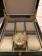 Horloge diesel dz4360 “mega chief” goudkleurig, Bijoux, Sacs & Beauté, Comme neuf, Autres marques, Acier, Enlèvement