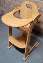 Kinderstoel/ eetstoel in hout - verstelbaar in hoogte, Ophalen, Gebruikt, Overige typen, Afneembaar eetblad