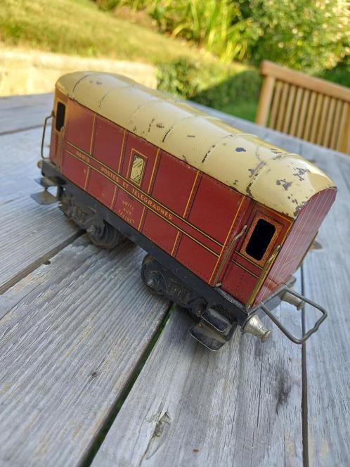 JeP JdeP Wagon / Voiture postale Echelle 0, Antiek en Kunst, Antiek | Speelgoed, Ophalen