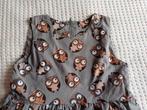 Grijs kleedje met uiltjes 110-116, Robe ou Jupe, Enlèvement ou Envoi, Handgemaakt, Comme neuf
