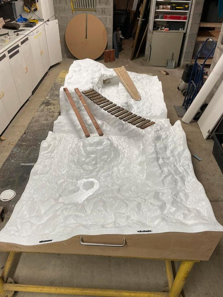 Rc crawler course opvouwbaar, Hobby en Vrije tijd, Modelbouw | Radiografisch | Auto's, Zo goed als nieuw, Ophalen