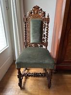 eetkamerstoelen met hoge leuning, Huis en Inrichting, Stoelen, Ophalen, Gebruikt, Klassiek, Vijf, Zes of meer stoelen