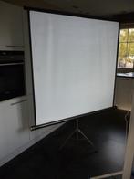 Diascherm projectiescherm wit doek 135 x 135 cm SPECTRA, Ophalen