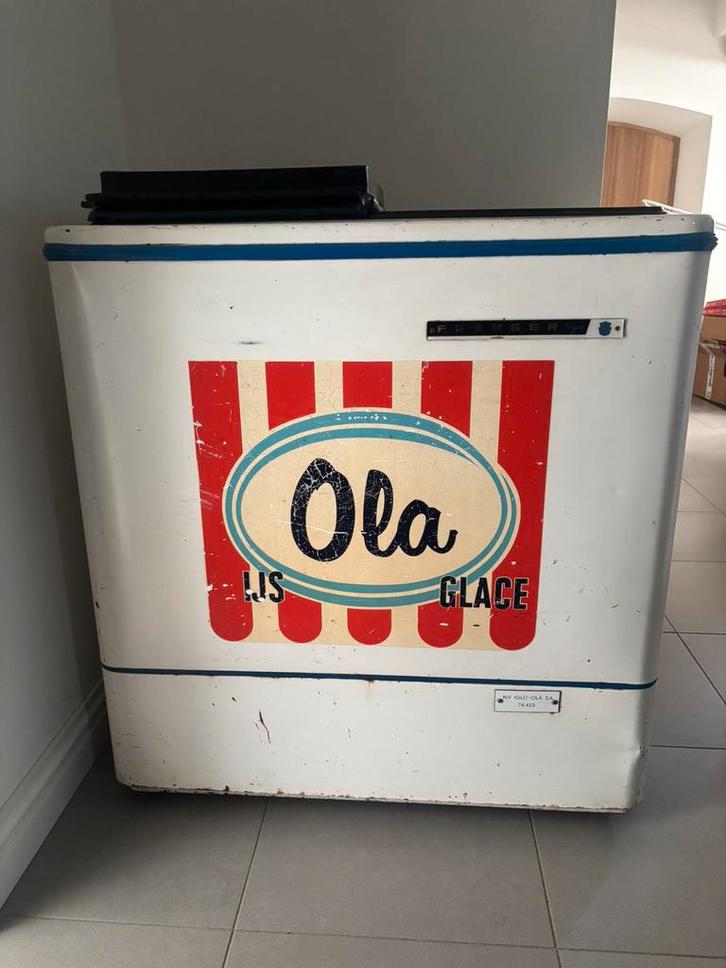 Mooie originele vintage diepvriezer Ola, Collections, Appareils électroniques, Enlèvement