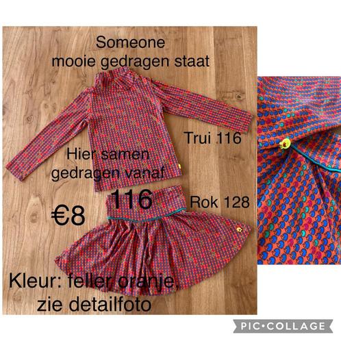 Setje Someone 116 mooie gedragen staat, Kinderen en Baby's, Kinderkleding | Maat 116, Gebruikt, Setje, Ophalen of Verzenden