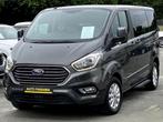 FORD TOURNEO CUSTOM 2.0 TDCI 131CV TITANIUM 8 PLACES, Euro 6, Entreprise, Noir, 5 portes