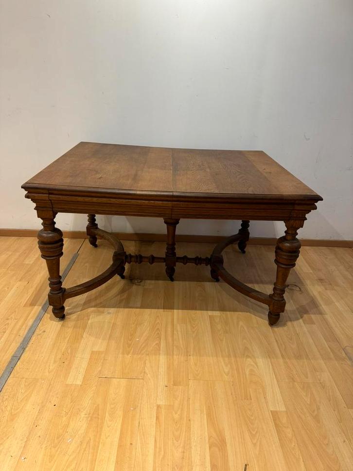 Table 1900 en chêne., Antiek en Kunst, Antiek | Meubels | Tafels, Ophalen