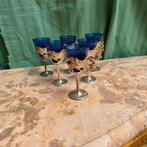 6 Vintage Japanse likeur- of sakéglaasjes, Enlèvement