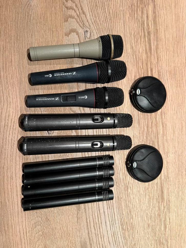 Verschillende microfoons, Muziek en Instrumenten, Microfoons, Gebruikt, Overige typen, Ophalen of Verzenden