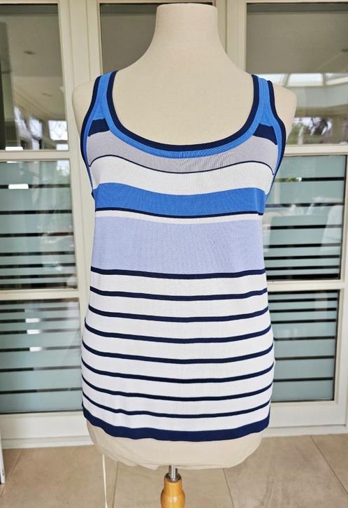 Top – Mayerline – maat XL, Kleding | Dames, Topjes, Zo goed als nieuw, Maat 46/48 (XL) of groter, Blauw, Zonder mouw, Ophalen of Verzenden