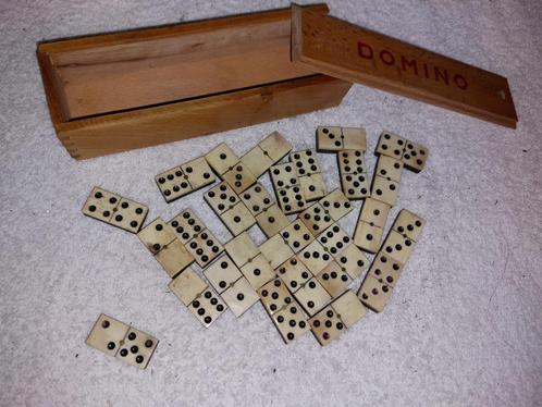 oud domino stenen-spel, begin 1900, Antiek en Kunst, Curiosa en Brocante, Ophalen of Verzenden