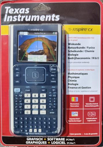 Rekenmachine Texas instruments TI-Nspire CX.....NIEUW !!! beschikbaar voor biedingen