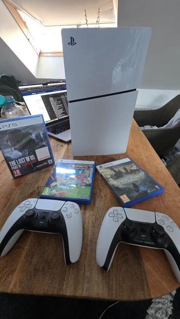 !!PLAYSTATION 5 SLIM DISC EDITION + 2 CONTROLLERS + 4 GAMES beschikbaar voor biedingen