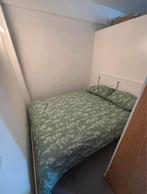 Witte IKEA bed, Huis en Inrichting, Slaapkamer | Bedden, Ophalen, Gebruikt, Wit, 140 cm