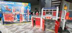 playmobil brandweerkazerne & brandweerwagen, Kinderen en Baby's, Speelgoed | Playmobil, Ophalen, Zo goed als nieuw, Complete set