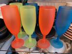 6 verres en couleur, Verzamelen, Glas en Drinkglazen, Ophalen, Zo goed als nieuw