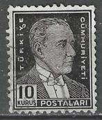 Turkije 1931/1938 - Yvert 813 - Beeltenis van Ataturk (ST), Postzegels en Munten, Postzegels | Europa | Overig, Verzenden
