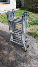 Plooi ladder 4x3 treden gebruikt maar goede staat, Ophalen, Gebruikt, Ladder, Opvouwbaar of Inschuifbaar